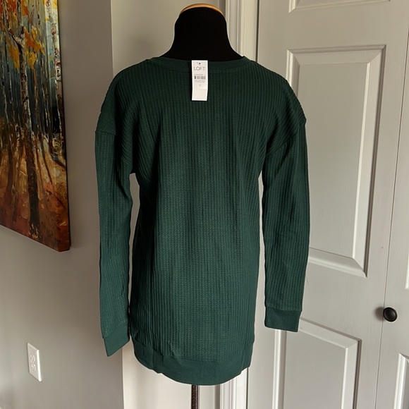 Waffle Split Neck Tunic - Picture 6 of 6
